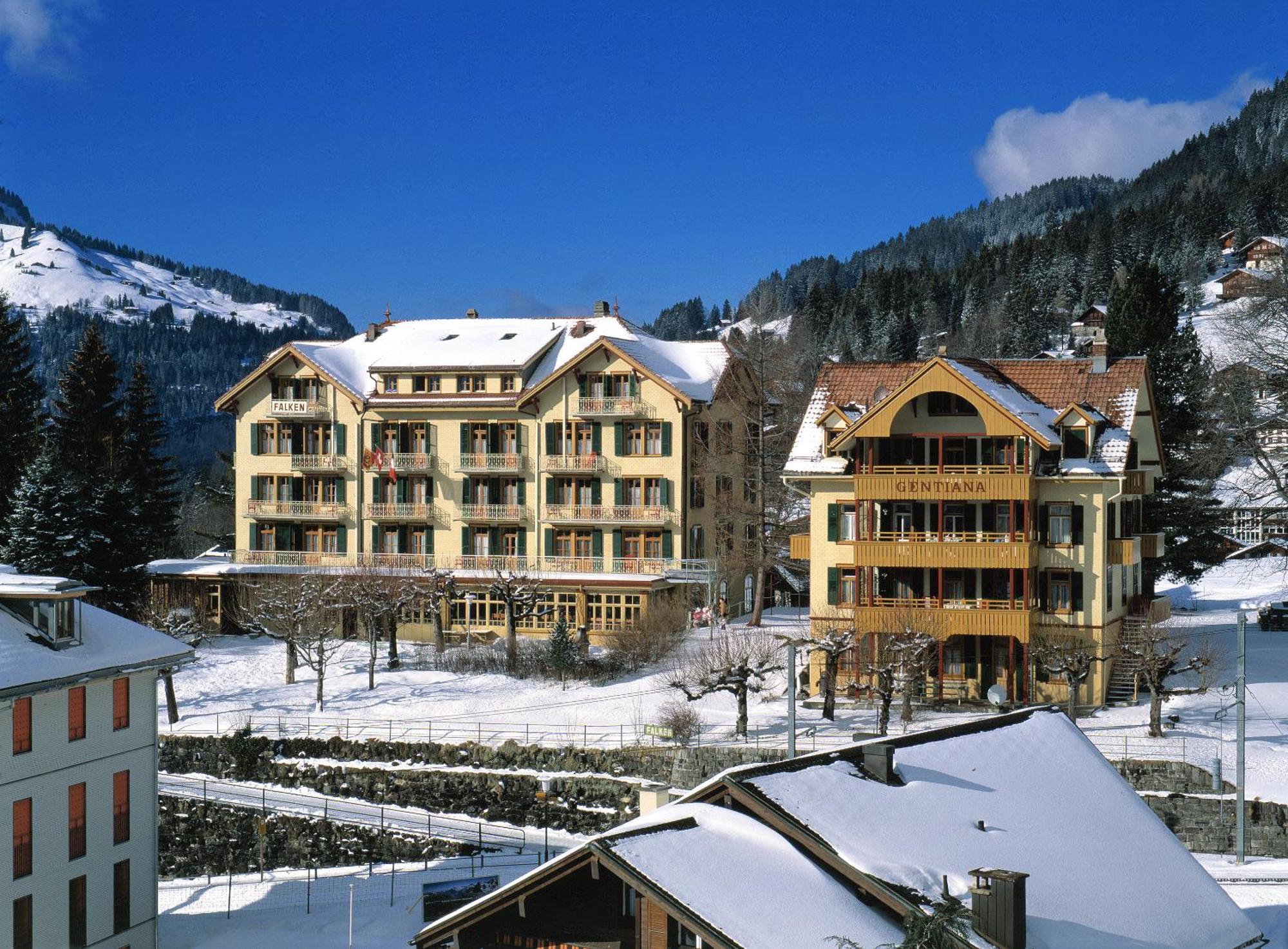 Historic Hotel Falken Венген Экстерьер фото