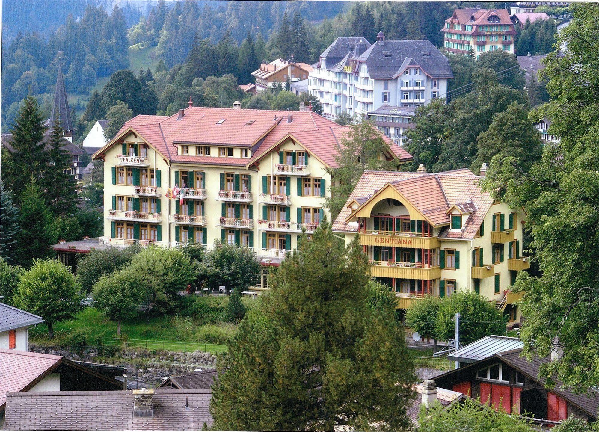 Historic Hotel Falken Венген Экстерьер фото