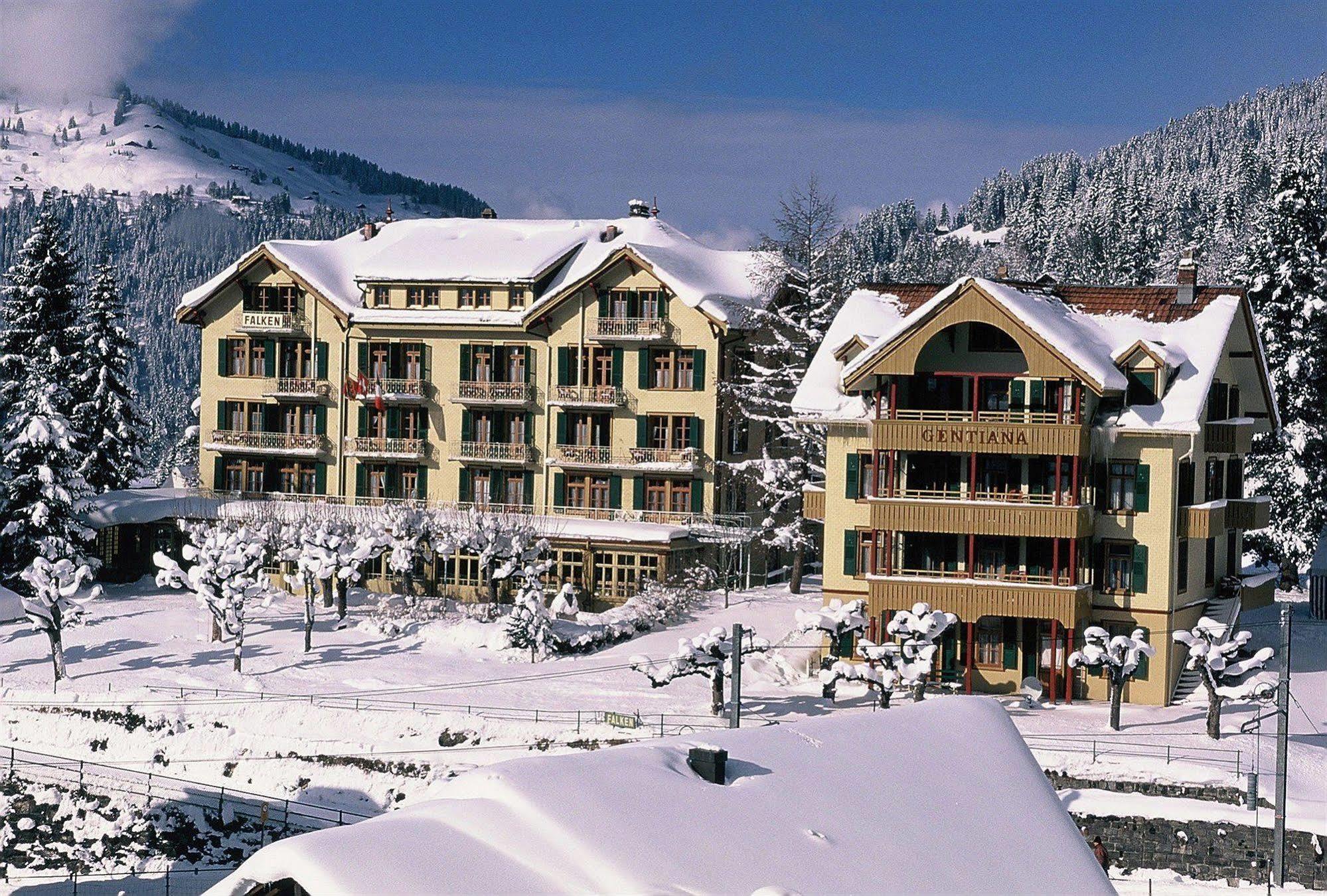 Historic Hotel Falken Венген Экстерьер фото